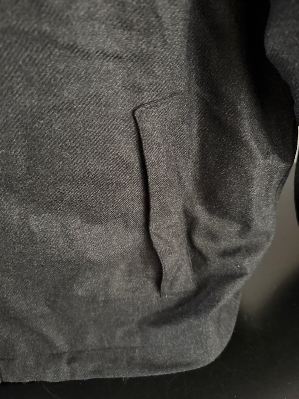 Giorgio Armani Men's Charcoal Jacket with Wool Cashmere Loro Piana Storm System - Picture 4 of 10